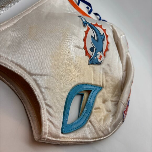 NFL Miami Dolphins Logo Football Team Wrestling Mask with Flaws - Picture 8 of 16